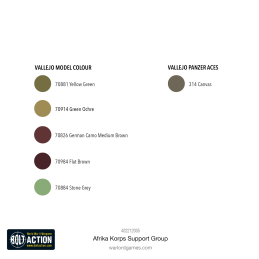 Afrika Korps Support Group (HQ, Mortar & MMG)