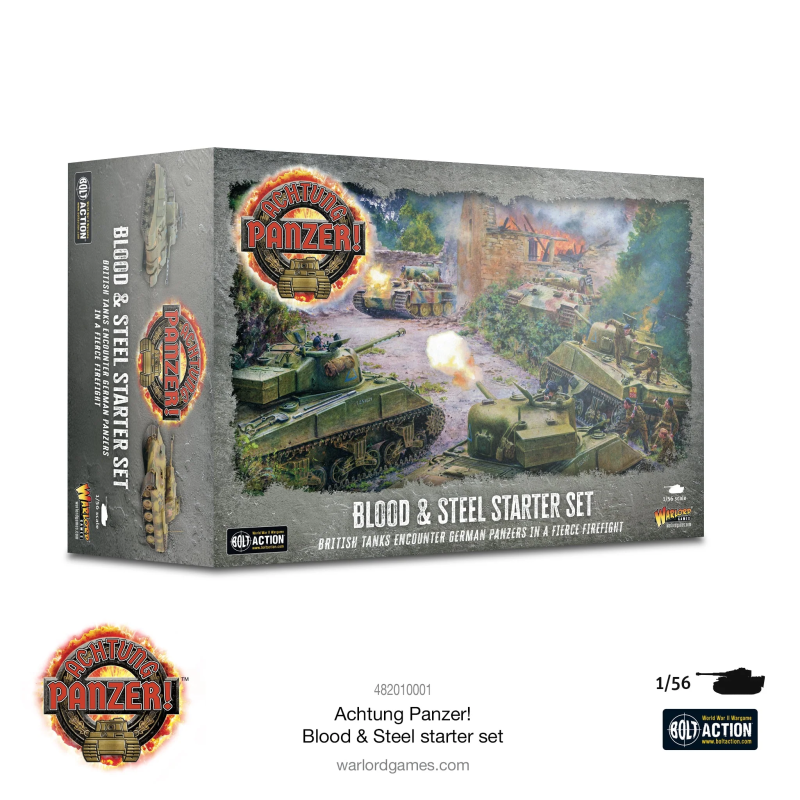 Set de inicio: Achtung Panzer! Blood & Steel (inglés)