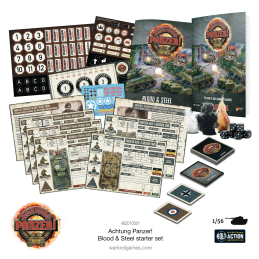 Set de inicio: Achtung Panzer! Blood & Steel (inglés)