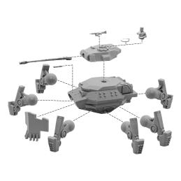 Konflikt '47: Axis Wotan Heavy Panzermech