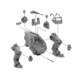 Konflikt '47: United States M3A2 Pondskater Scout Walker