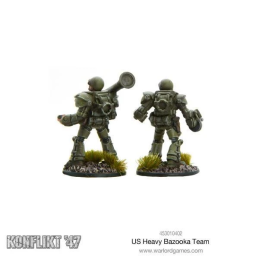 Konflikt '47: United States Heavy Infantry Bazooka Team (2 Miniatures)