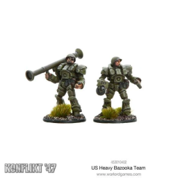 Konflikt '47: United States Heavy Infantry Bazooka Team (2 Miniatures)