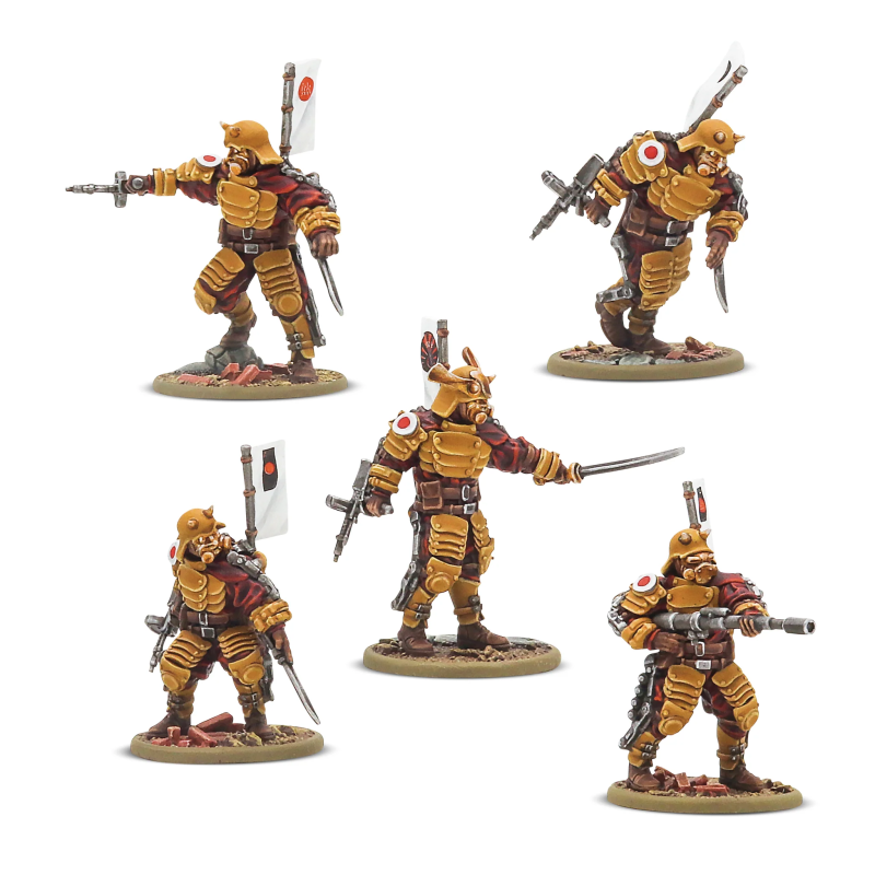 Konflikt '47: Escuadra de infantería Empire of Japón Assault-Frame Armoured