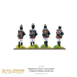Napoleonic French Young Guard Voltigeurs/Tirailleurs Advancing