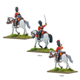 Mando Crimean War británico Scots Greys pesado Cavalry
