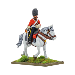 Mando Crimean War británico Scots Greys pesado Cavalry