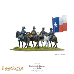 Confederate General and Staff A