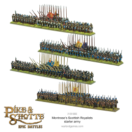 Ejército de inicio: Pike & Shotte Epic Battles - Montrose's Scottish Royalists