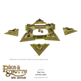 Pike & Shotte Epic Battles - Star Fort with Ravelins Scenery Pack
