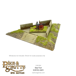Pike & Shotte Epic Battles - Star Fort with Ravelins Scenery Pack