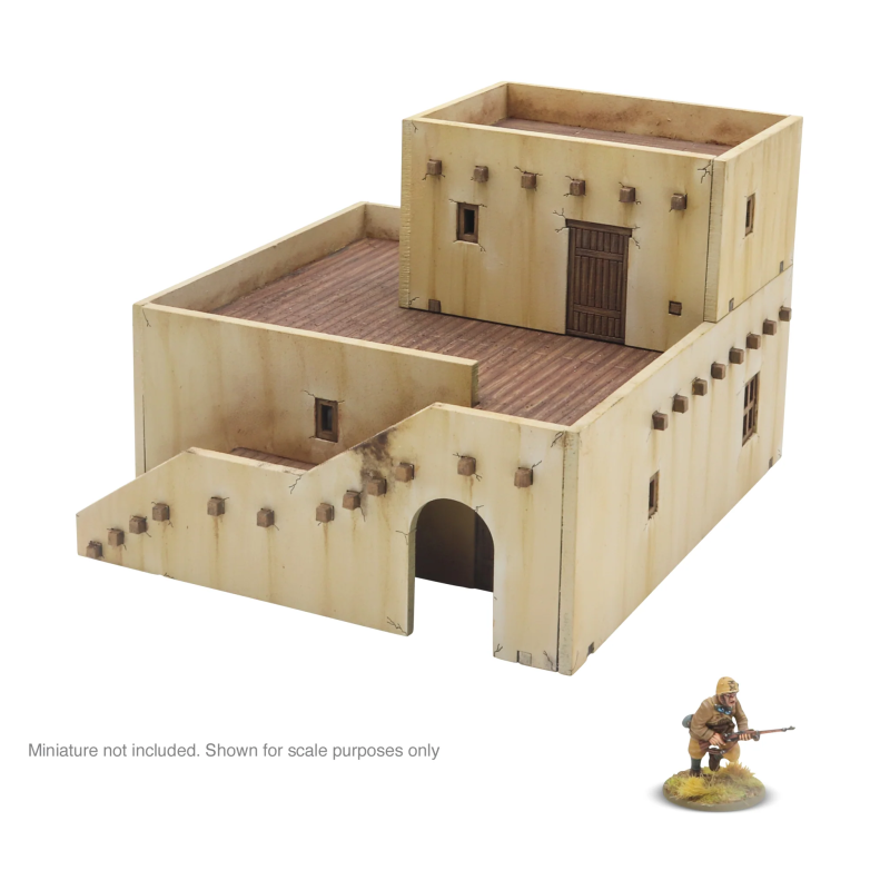 Adobe Building (Clay Bricks Desert Building)