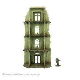 City in Ruins - 4 Storey Building Facade (1)