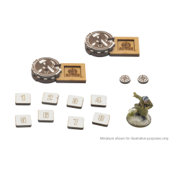 Bolt Action: MDF Artillery zooming in Markers - Soviet Union