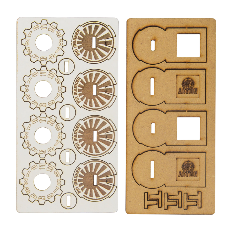 Bolt Action: MDF Unit Pin Markers - Japan