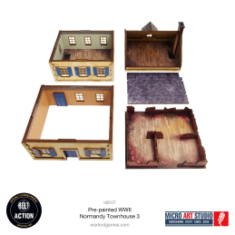 Pre-Painted WW2 Normandy Townhouse 3