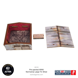 Pre-Painted WW2 Normandy Large Tin Shed