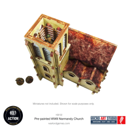 Pre-Painted WW2 Normandy Church