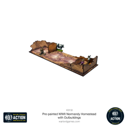 Pre-painted WW2 Normandy Homestead with Outbuildings