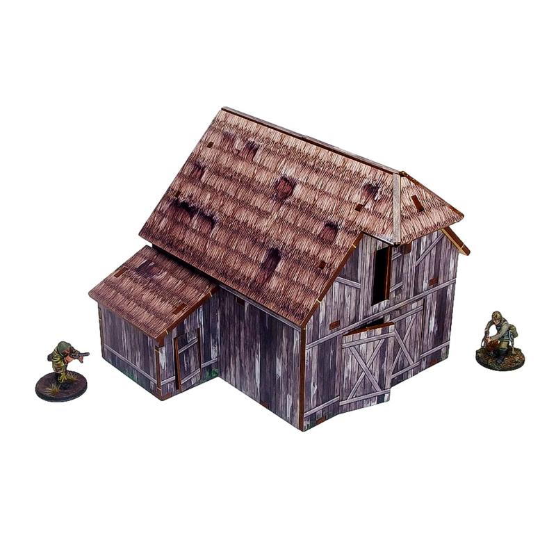 Pre-Painted WW2 Ostfront Village Barn