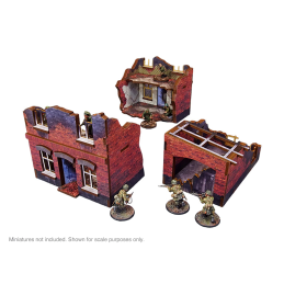 Pre-Painted WW2 Ostfront Stalingrad Small House (With Garage) (3)