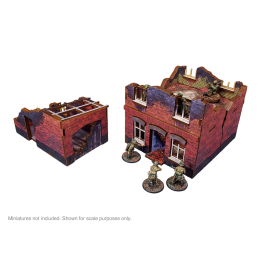 Pre-Painted WW2 Ostfront Stalingrad Small House (With Garage) (3)