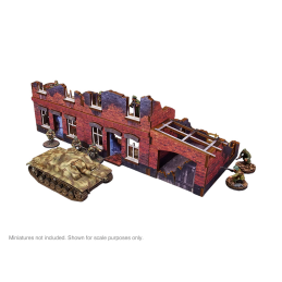 Pre-Painted WW2 Ostfront Stalingrad Small House (With Garage) (3)