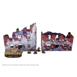Pre-Painted WW2 Ostfront Stalingrad Apartment Block Front (1)