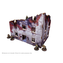 Pre-Painted WW2 Ostfront Stalingrad Apartment Block Front (1)