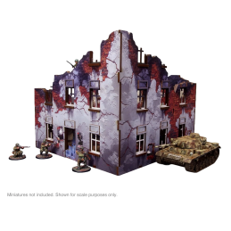 Pre-Painted WW2 Ostfront Stalingrad Apartment Block Front (1)