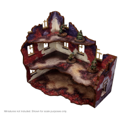 Pre-Painted WW2 Ostfront Stalingrad Apartment Block Front (1)