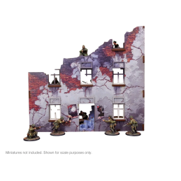 Pre-Painted WW2 Ostfront Stalingrad Apartment Block Front (1)