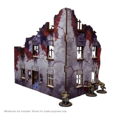 Pre-Painted WW2 Ostfront Stalingrad Apartment Block Front (1)