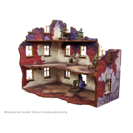Pre-Painted WW2 Ostfront Stalingrad Apartment Block Front (1)