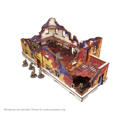 Pre-Painted WW2 Ostfront Stalingrad School Left (With Balcony) (1)