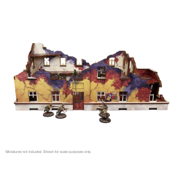 Pre-Painted WW2 Ostfront Stalingrad School Left (With Balcony) (1)