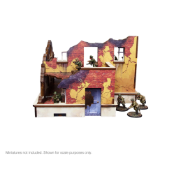 Pre-Painted WW2 Ostfront Stalingrad School Left (With Balcony) (1)
