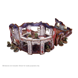 Pre-Painted WW2 Ostfront Stalingrad Univermag Front (With Balcony) (2)