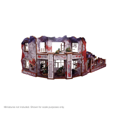 Pre-Painted WW2 Ostfront Stalingrad Univermag Front (With Balcony) (2)