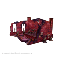 Pre-Painted WW2 Ostfront Stalingrad Factory Back (with ramp) (1)