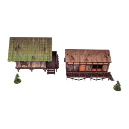 Pre-Painted WW2 Pacific Jungle Huts