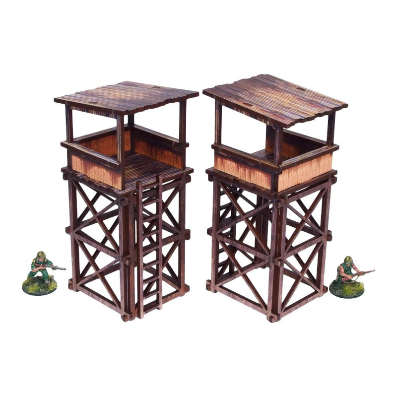 Pre-Painted WW2 Pacific Guard Tower