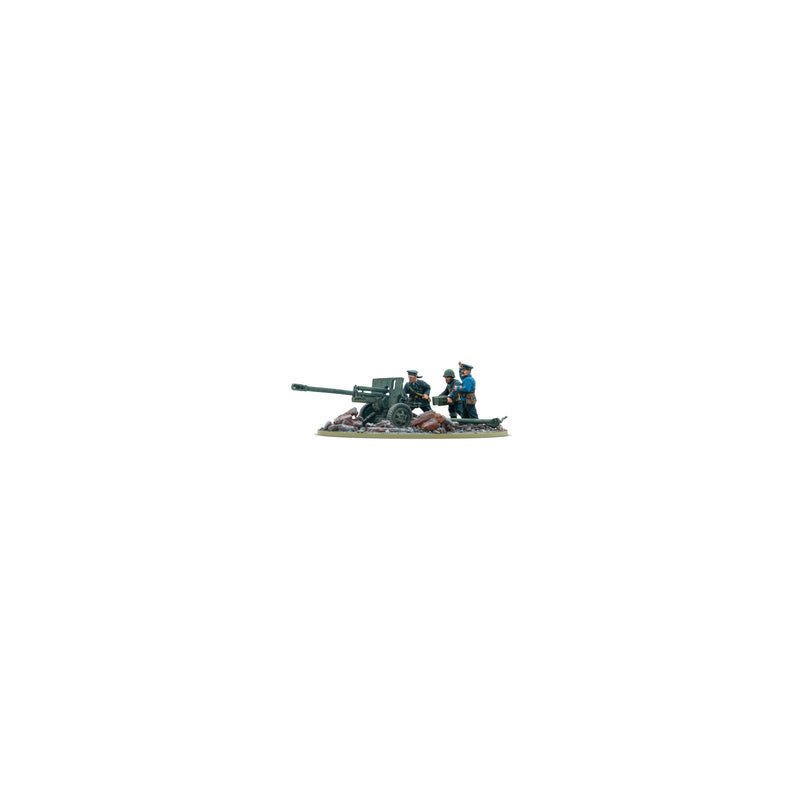 Soviet Naval Brigade ZiS-3 DIvisional gun with Soviet Naval