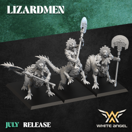 Centauros lagarto. Lagartos White Angel