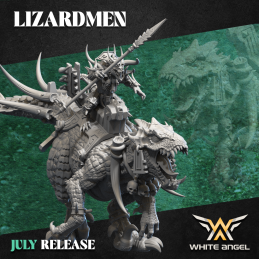 Rey lagarto Rex. Lagartos White Angel