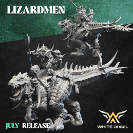 Rey lagarto Rex. Lagartos White Angel