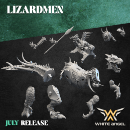 Rey lagarto Rex. Lagartos White Angel