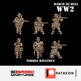 Infantería Ligera del Estrecho de Torres con SMG