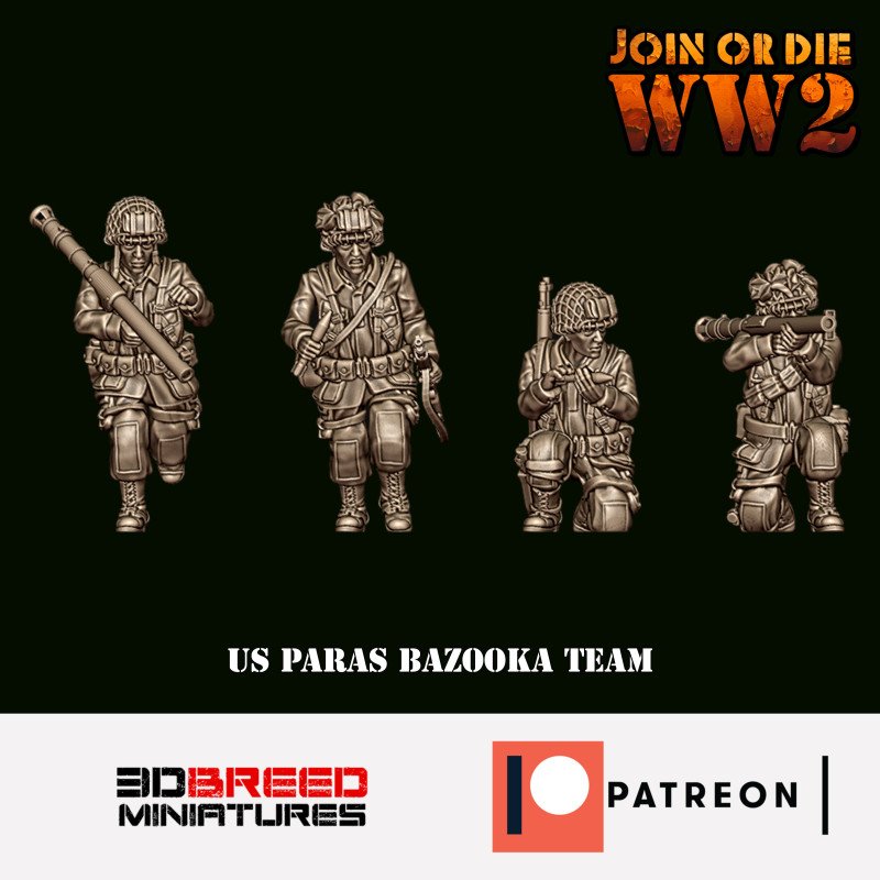 JoD Equipo bazooka de paracaidistas US