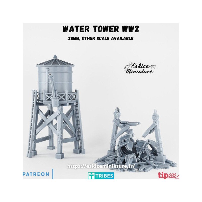 Torre de agua de la Segunda Guerra Mundial